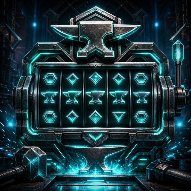 Neon Forge social reel game artwork